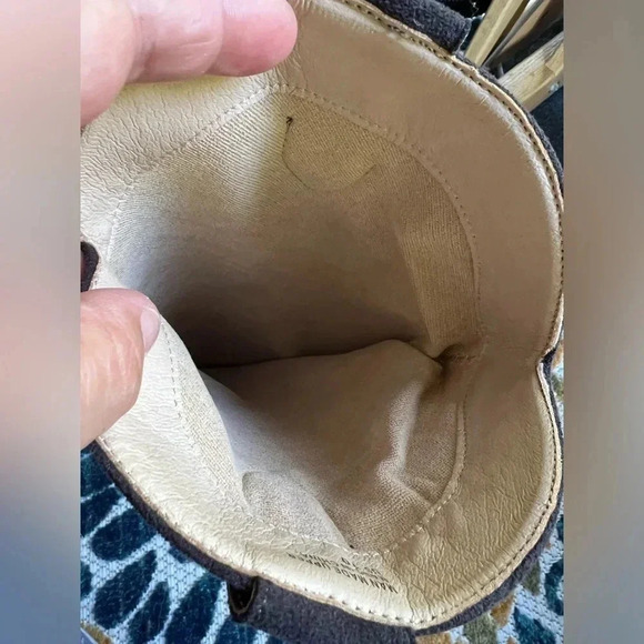 Oasis Society Phoenix Boots Size 10 Brown‎ Studded Heeled NWOT Faux Suede - Picture 10 of 11